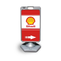 Shell   Reklam ve Yönlendirme Uyari Dubasi A Tabela Gri
