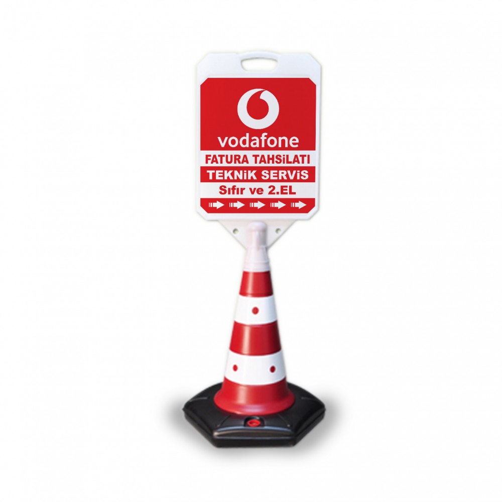 Vodafone Reklam Yönlendirme Tanıtım Yelken Bayragı ve Kücük Duba