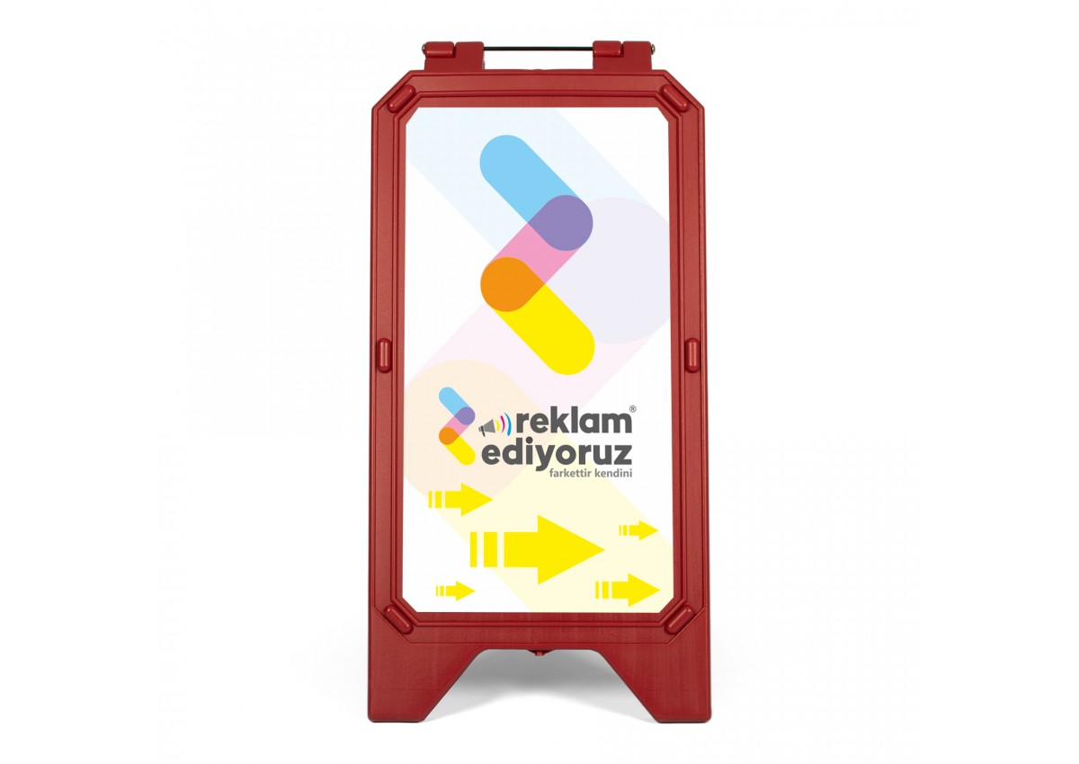 Baskili Reklam Dubası 11 (Kırmızı)