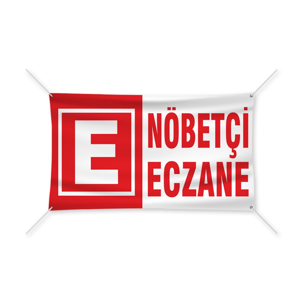 Nöbetçi Eczane Branda (50x100cm)