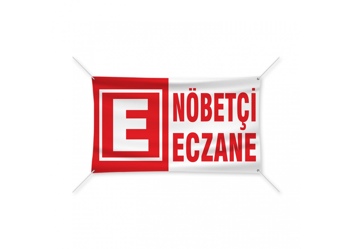 Nöbetçi Eczane Branda (50x100cm)