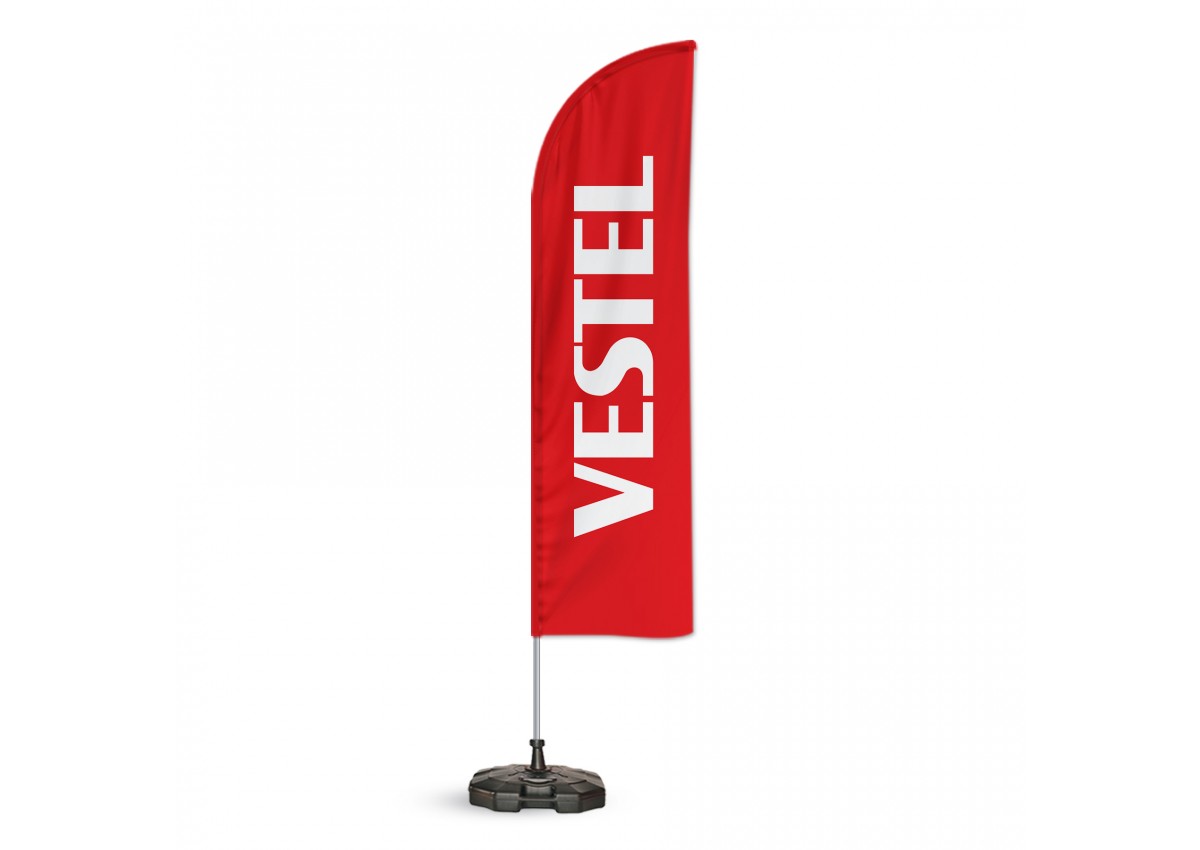 Vestel Yelken Bayrak Kırmızı