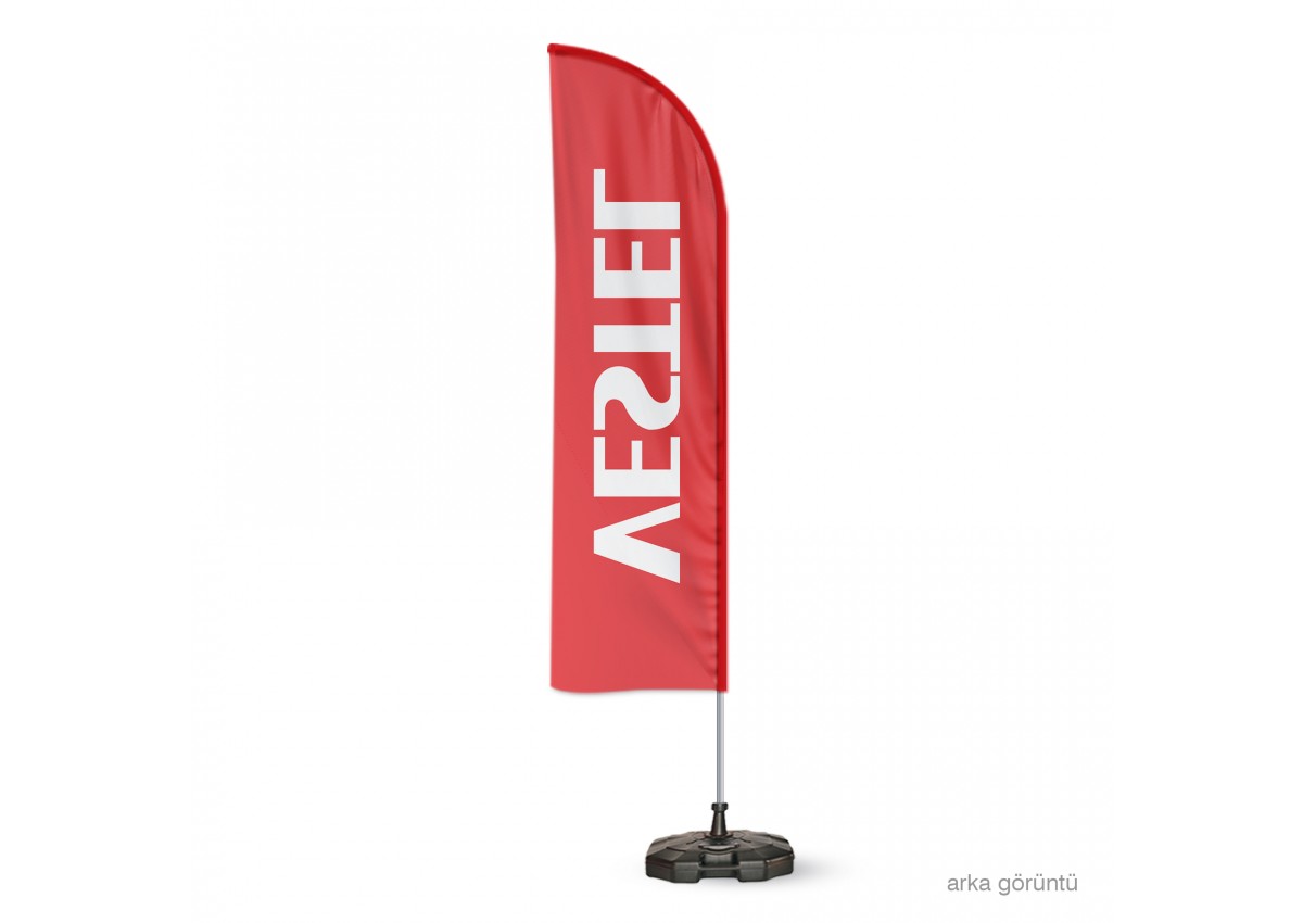 Vestel Yelken Bayrak Kırmızı