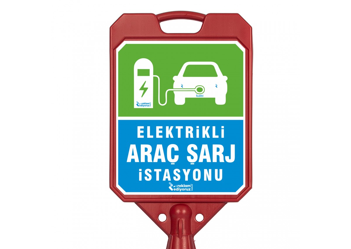 Elektrikli Araç Şarj İstasyonu Uyarı Dubası