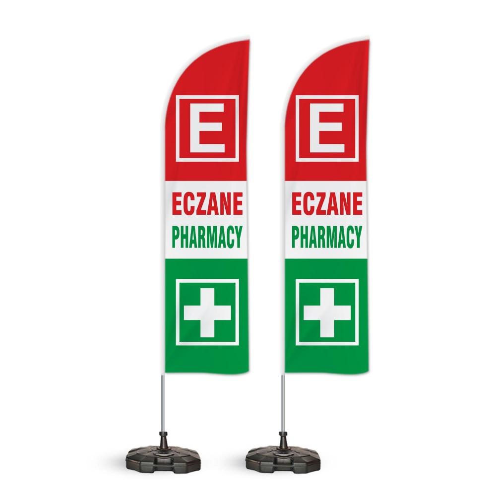 Eczane Pharmacy Yelken Bayrak 2'li Paket V1