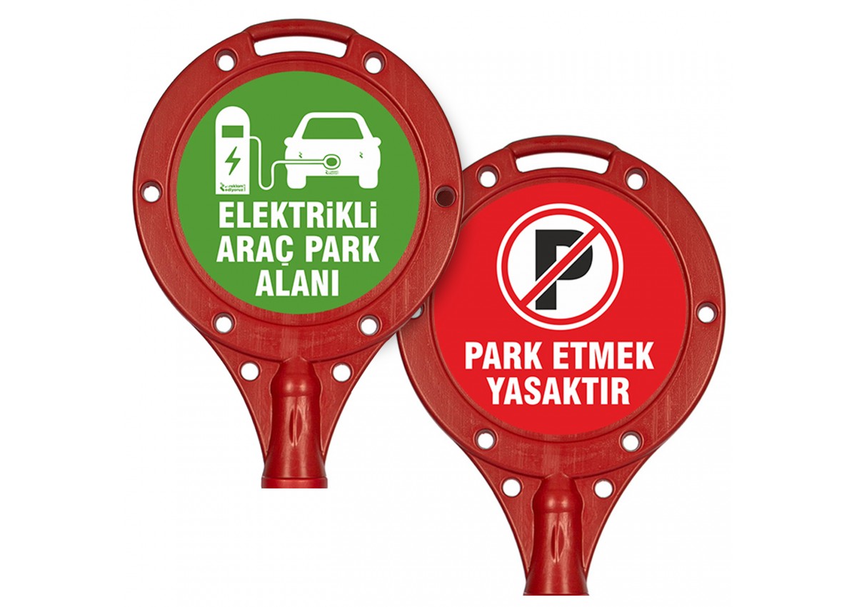 Elektrikli Araç Şarj İstasyonu Uyarı Duba Paketi