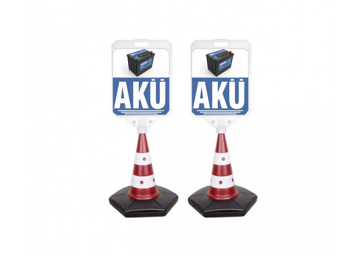 Akü Temalı Uyarı ve Yönlendirme Dubası 2 Adet