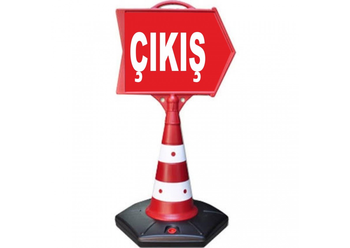Cıkıs uyarı ok dubası