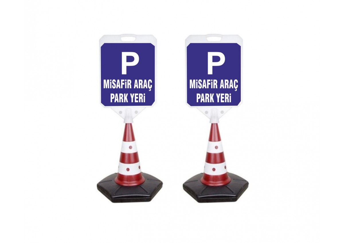 Misafir Araç Park Yeri Uyarı ve Yönlendirme Dubası 2 Adt