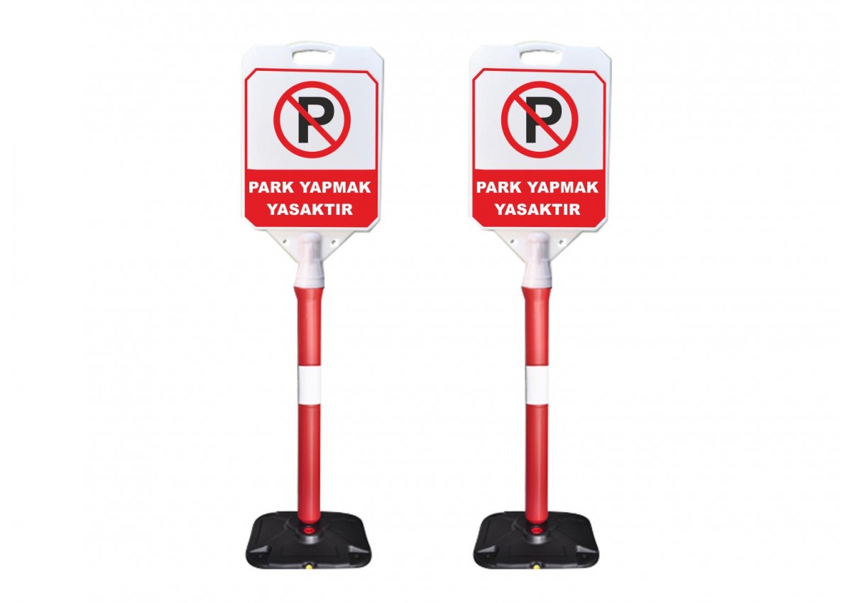 Park Yapmak Yasaktır uyarı reklam dubası Paketi 2 adet