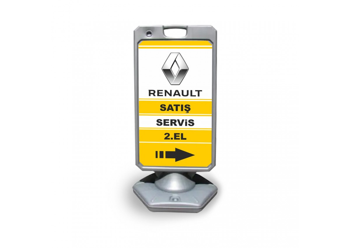 Renault     Reklam ve Yönlendirme Uyari Dubasi A Tabela Grı