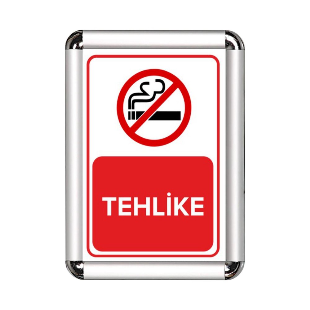 Tehlike A3 Cerceveli Uyarı ve Yönlendirme Levhası