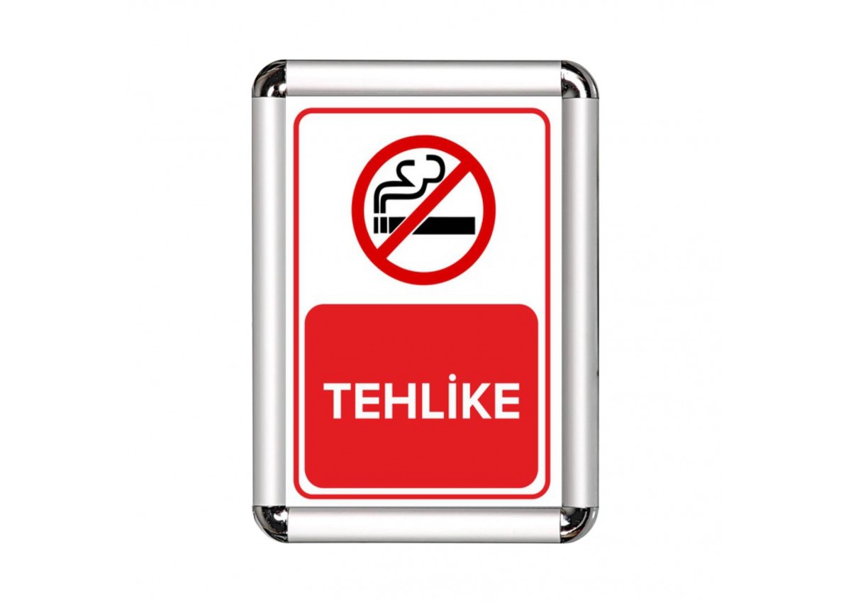 Tehlike A3 Cerceveli Uyarı ve Yönlendirme Levhası