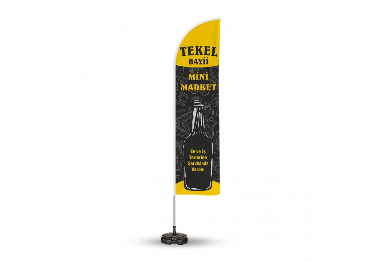 Tekel Reklam Yönlendirme ve Tanıtım Yelken Bayragı