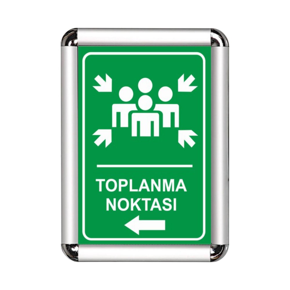 Toplanma Noktası A3 Cerceveli Uyarı ve Yönlendirme Levhası