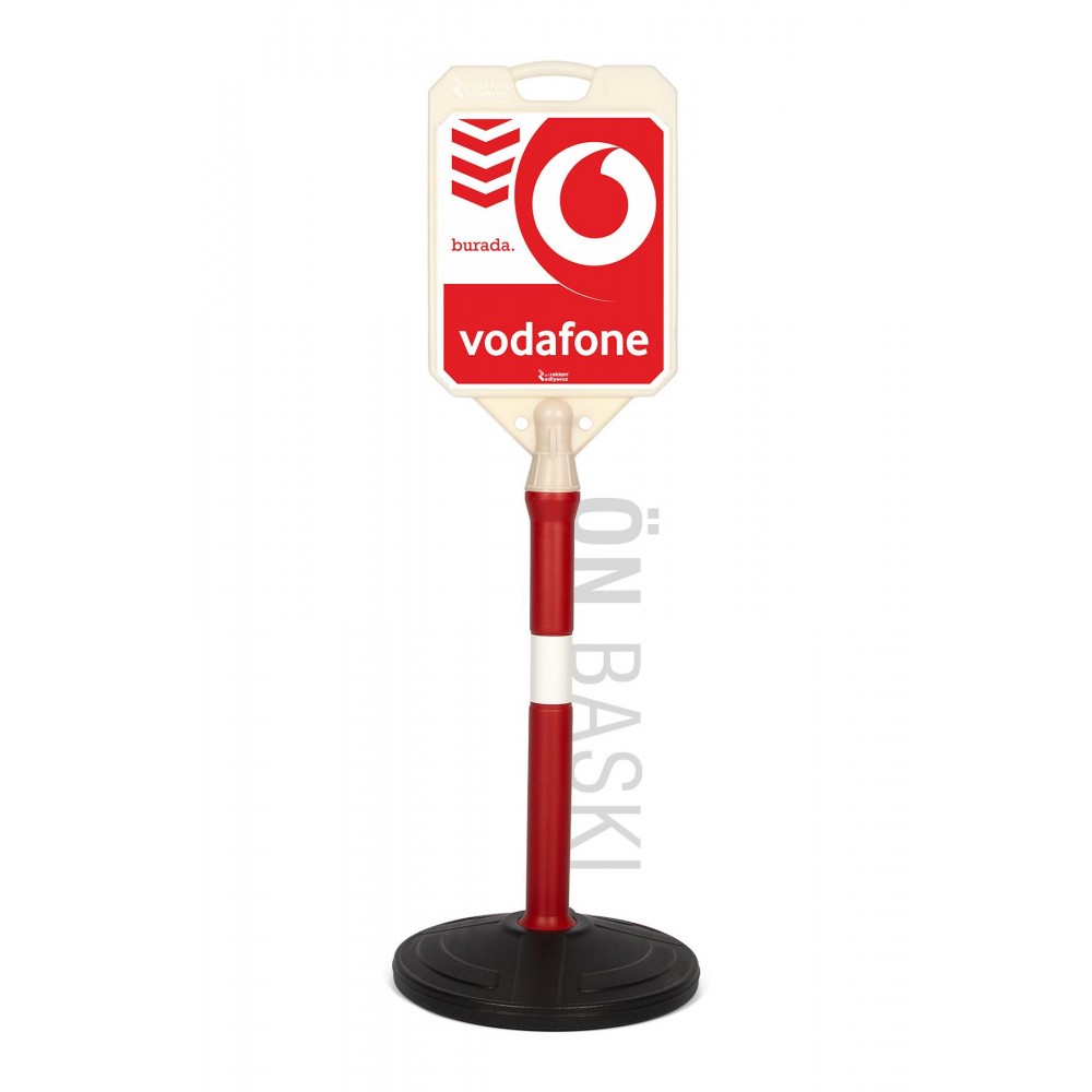 Vodafone Yönlendirme ve Bariyer Uyarı Dubası