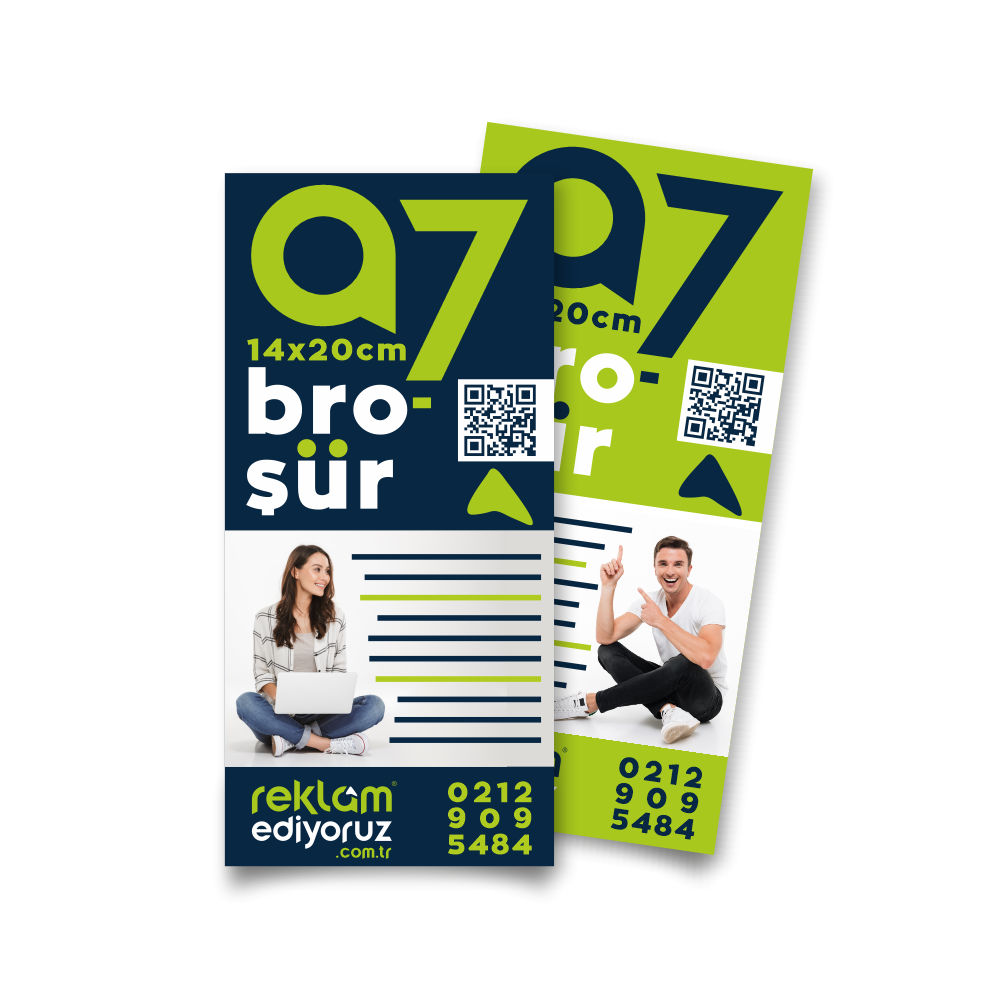 A7 Çift Yön Broşür