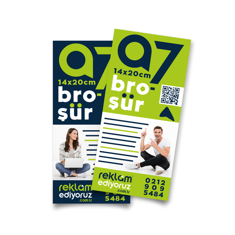 A7 Çift Yön Broşür A7 Çift Yön Broşür