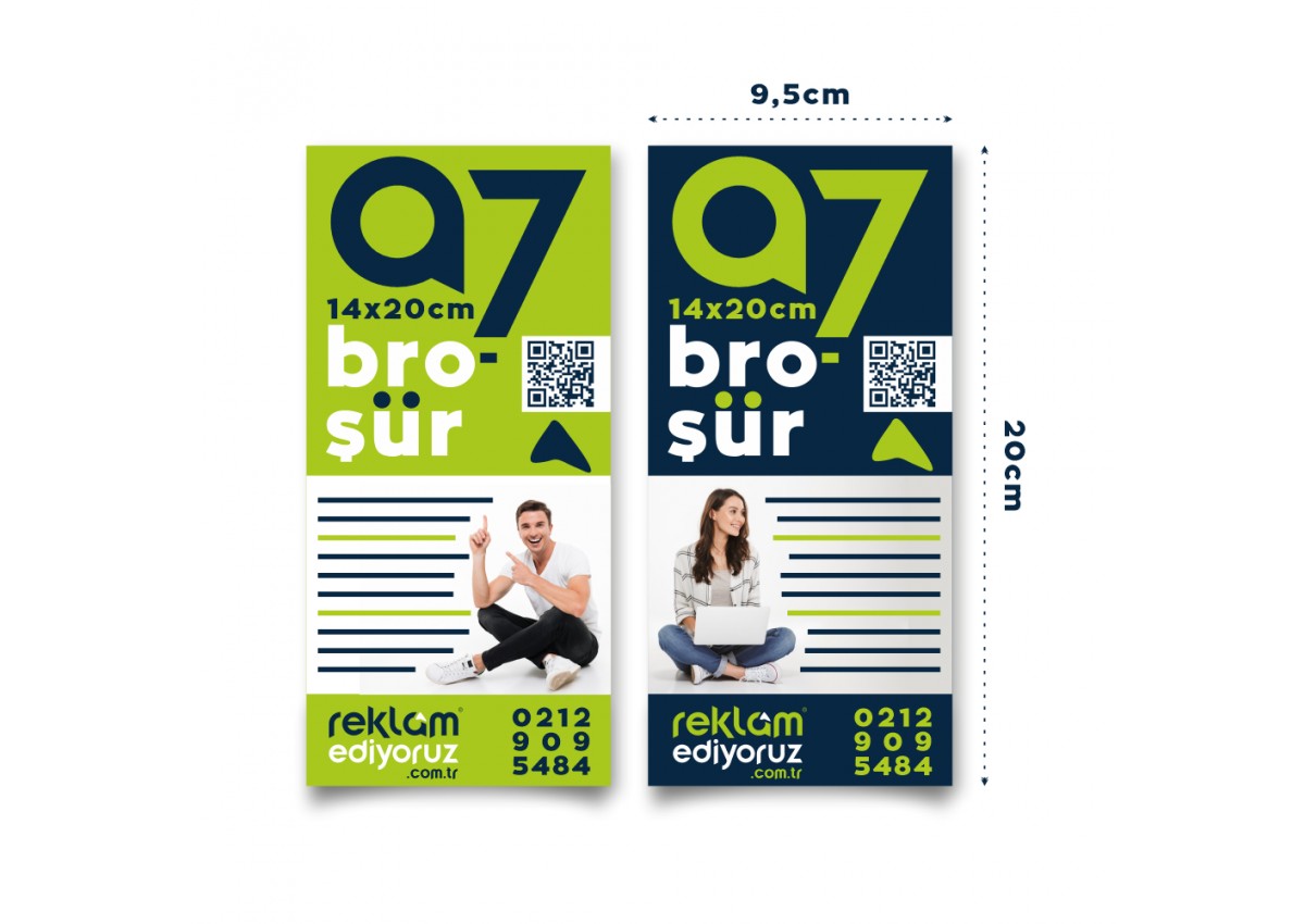 A7 Çift Yön Broşür