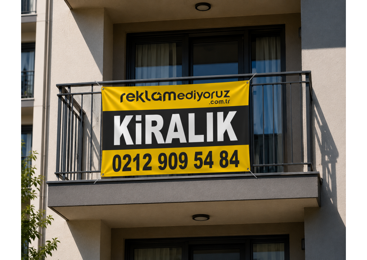Emlak Ofisi Branda 10 Adet 70x100cm Emlak Ofisi Branda 10 Adet 70x100cm