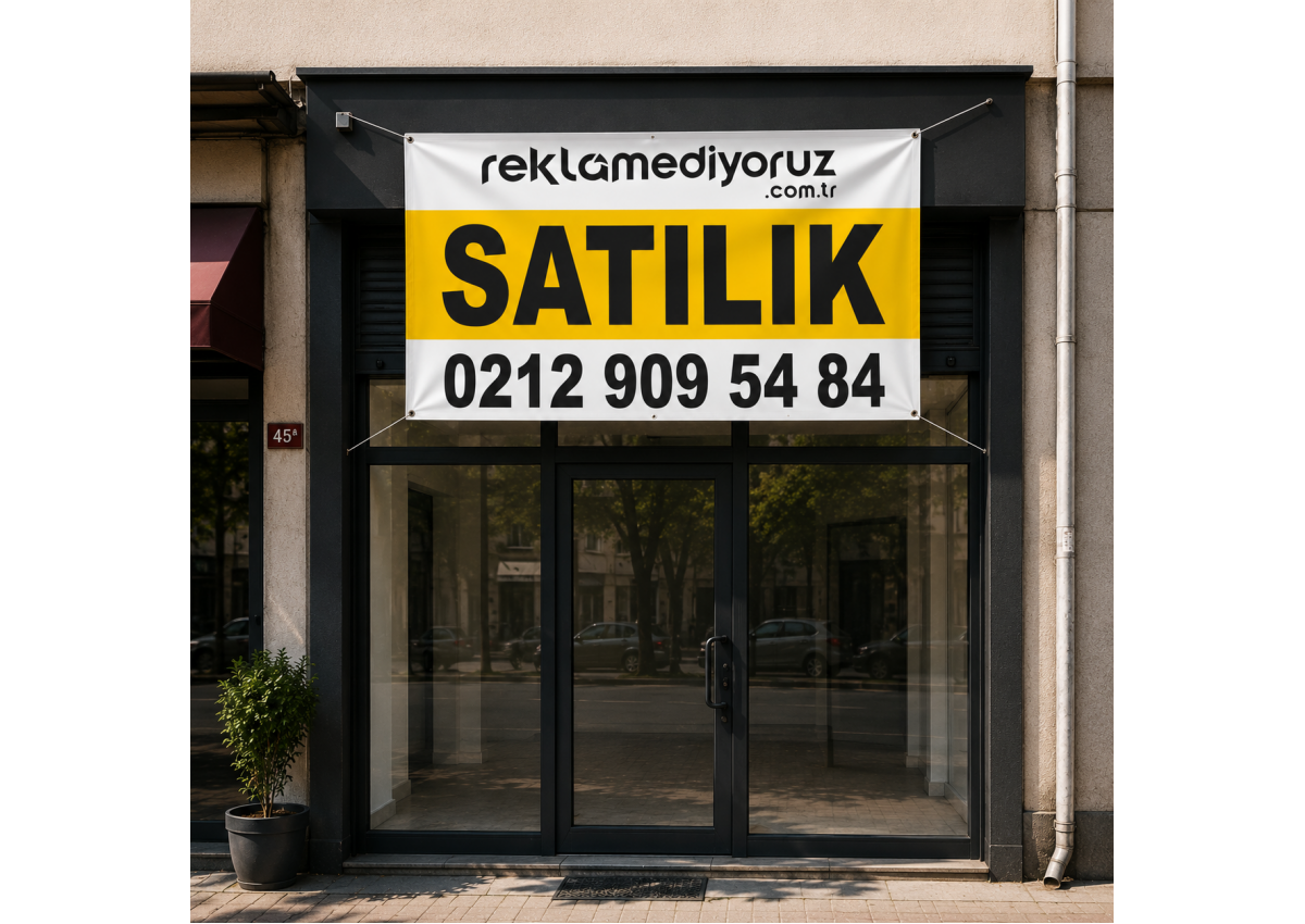 Emlak Ofisi Branda 10 Adet 70x100cm Emlak Ofisi Branda 10 Adet 70x100cm