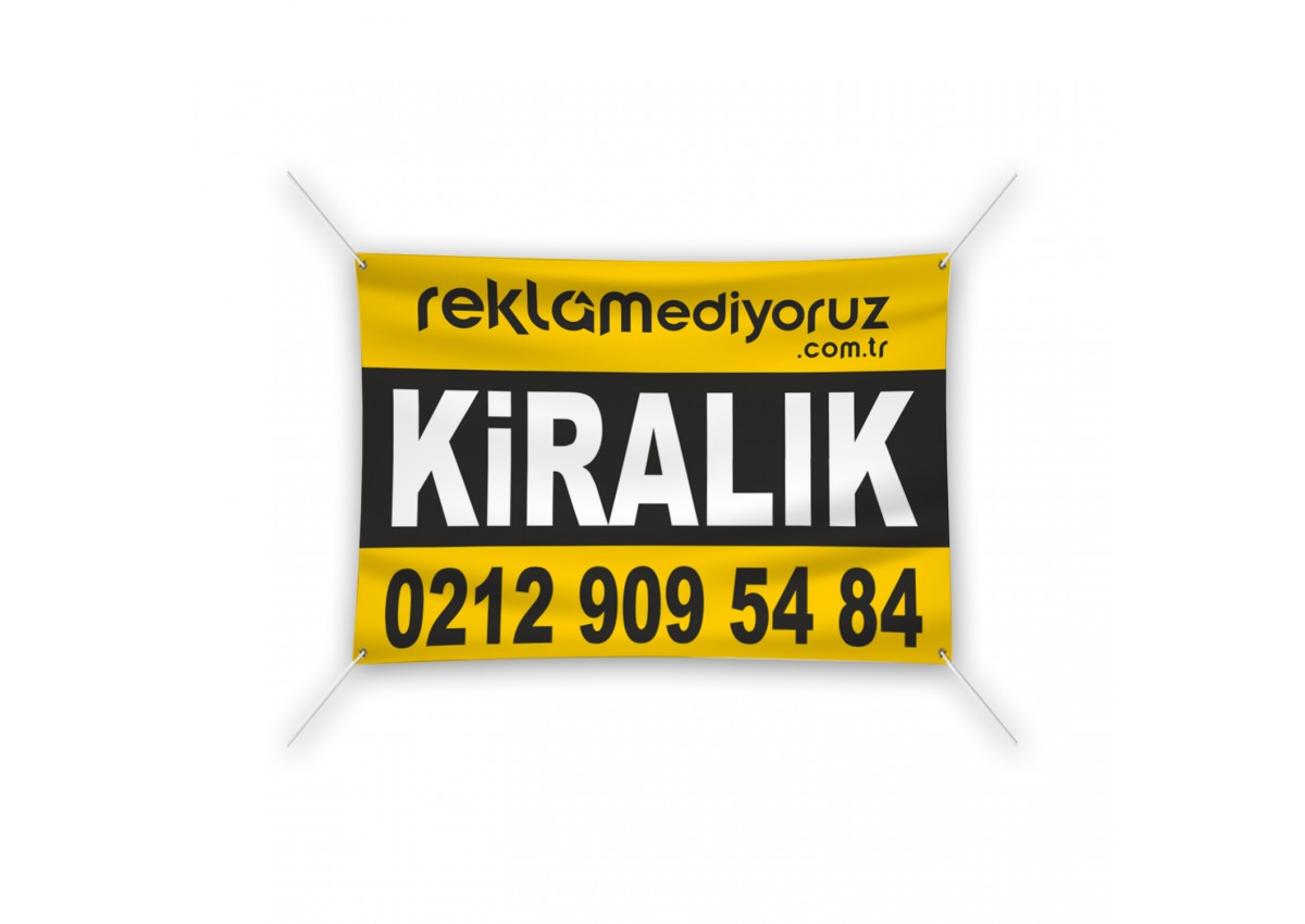 Emlak Ofisi Branda 10 Adet 70x100cm Emlak Ofisi Branda 10 Adet 70x100cm