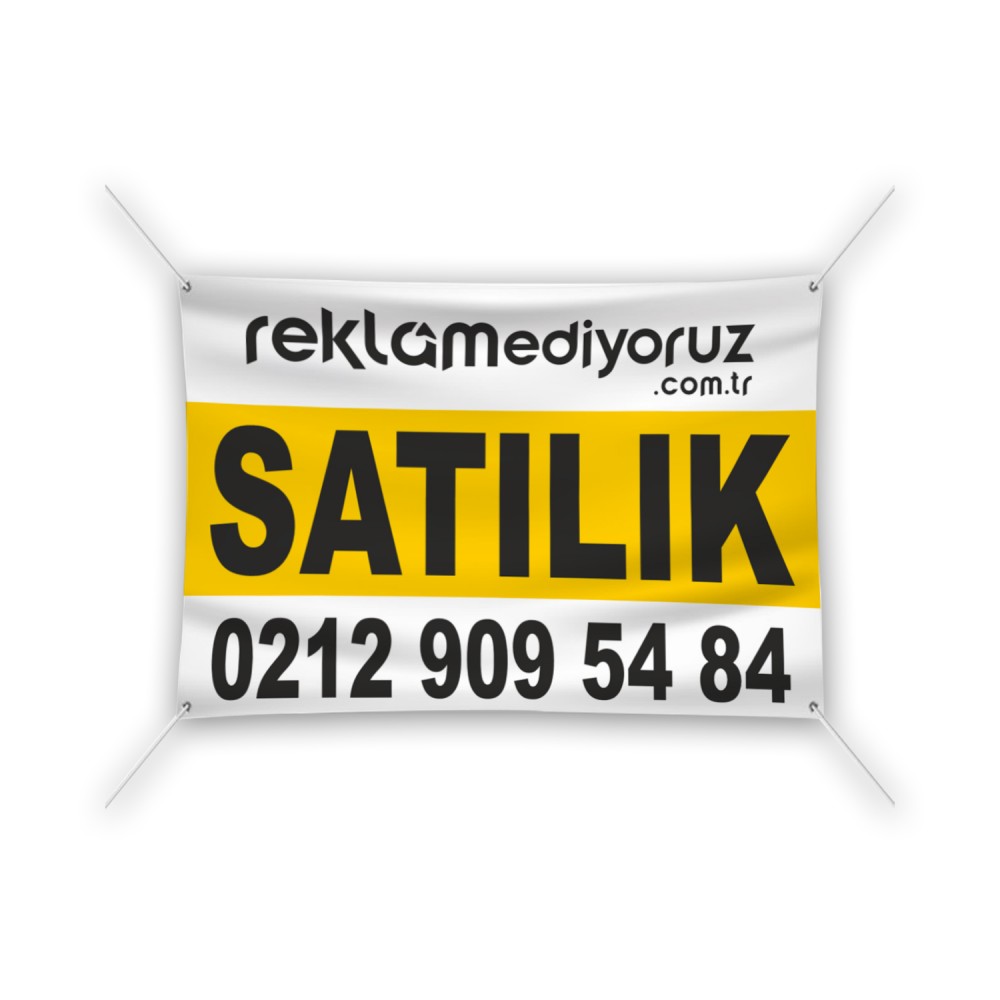 Emlak Ofisi Branda 10 Adet 70x100cm Emlak Ofisi Branda 10 Adet 70x100cm