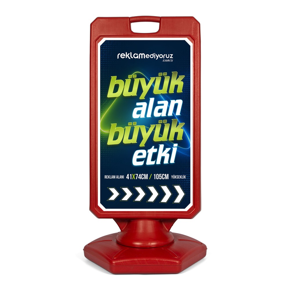 Baskılı Reklam Dubası 04 (Kırmızı)