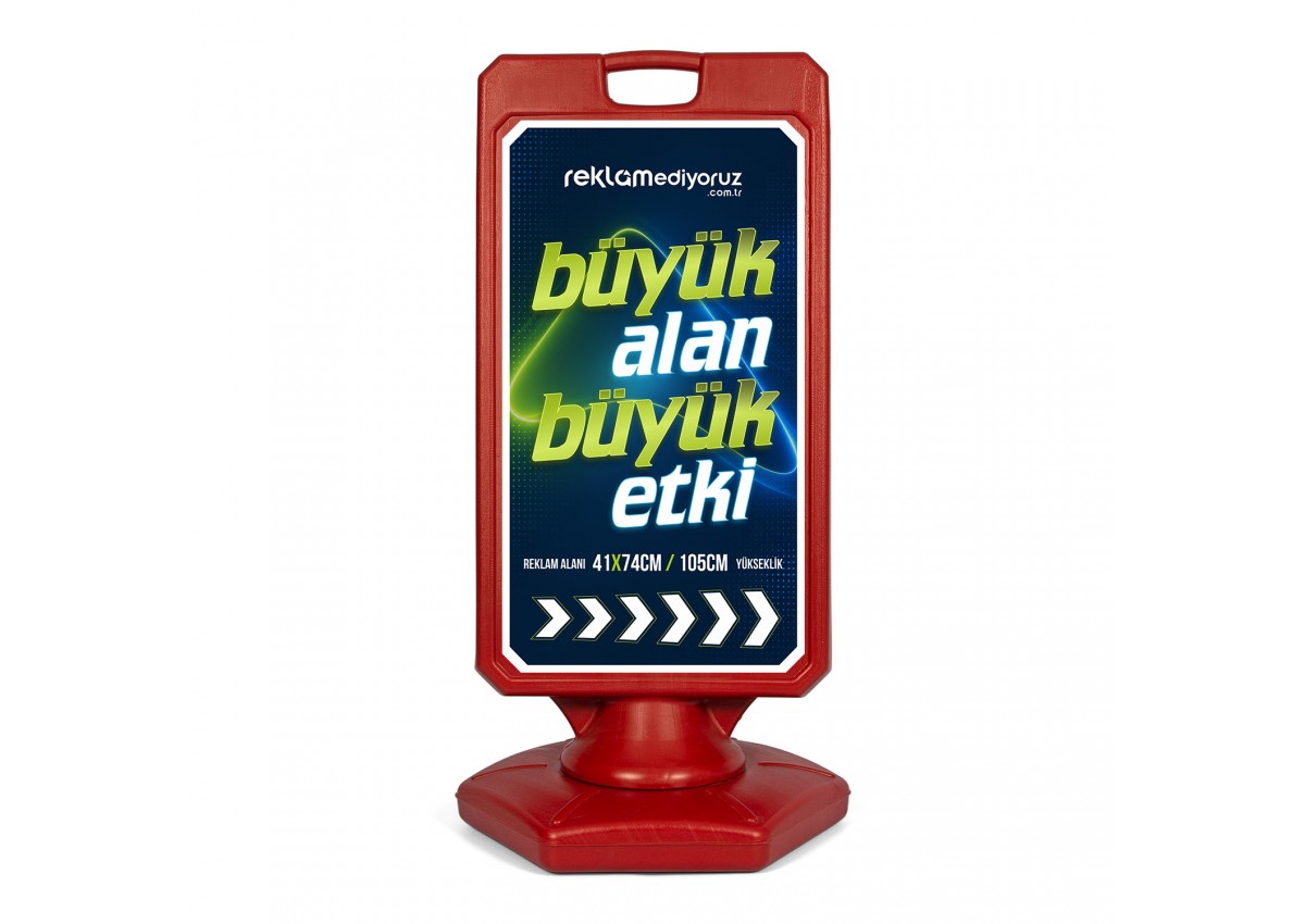 Baskılı Reklam Dubası 04 (Kırmızı)