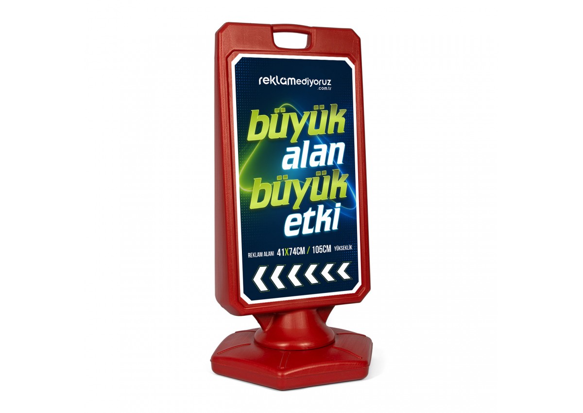 Baskılı Reklam Dubası 04 (Kırmızı)