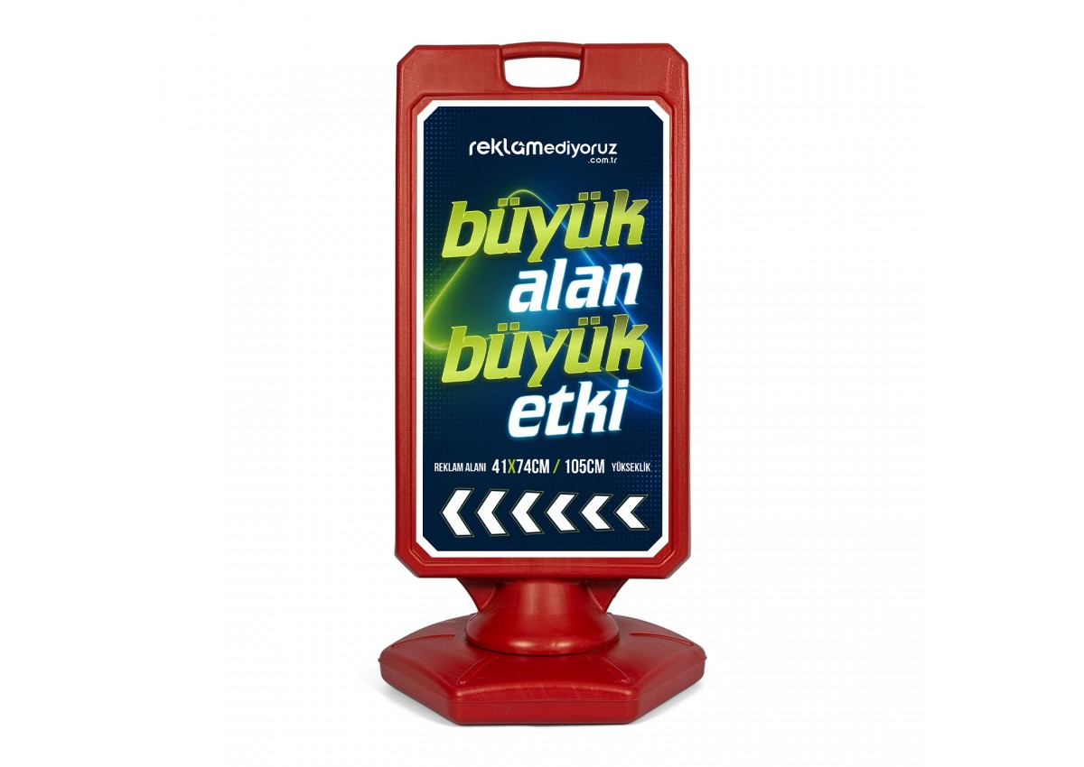Baskılı Reklam Dubası 04 (Kırmızı)