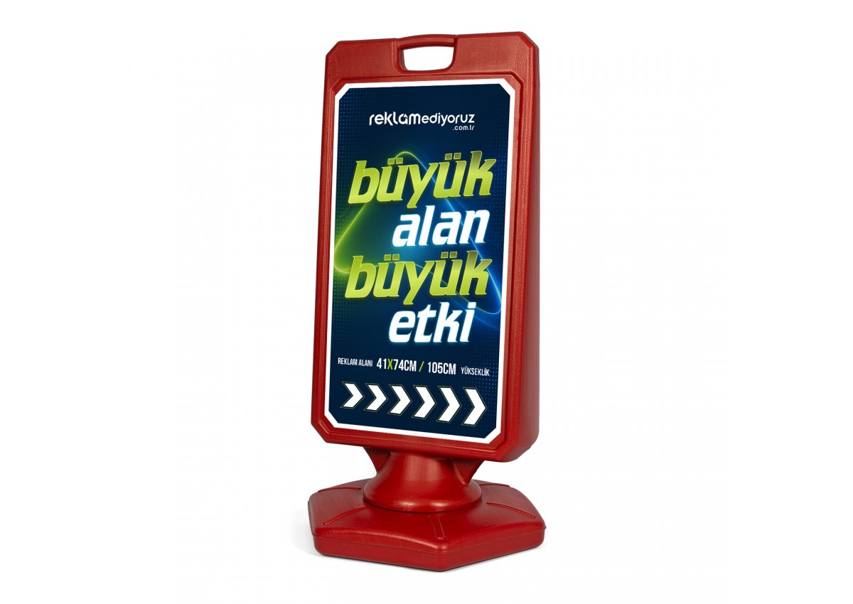 Baskılı Reklam Dubası 04 (Kırmızı)