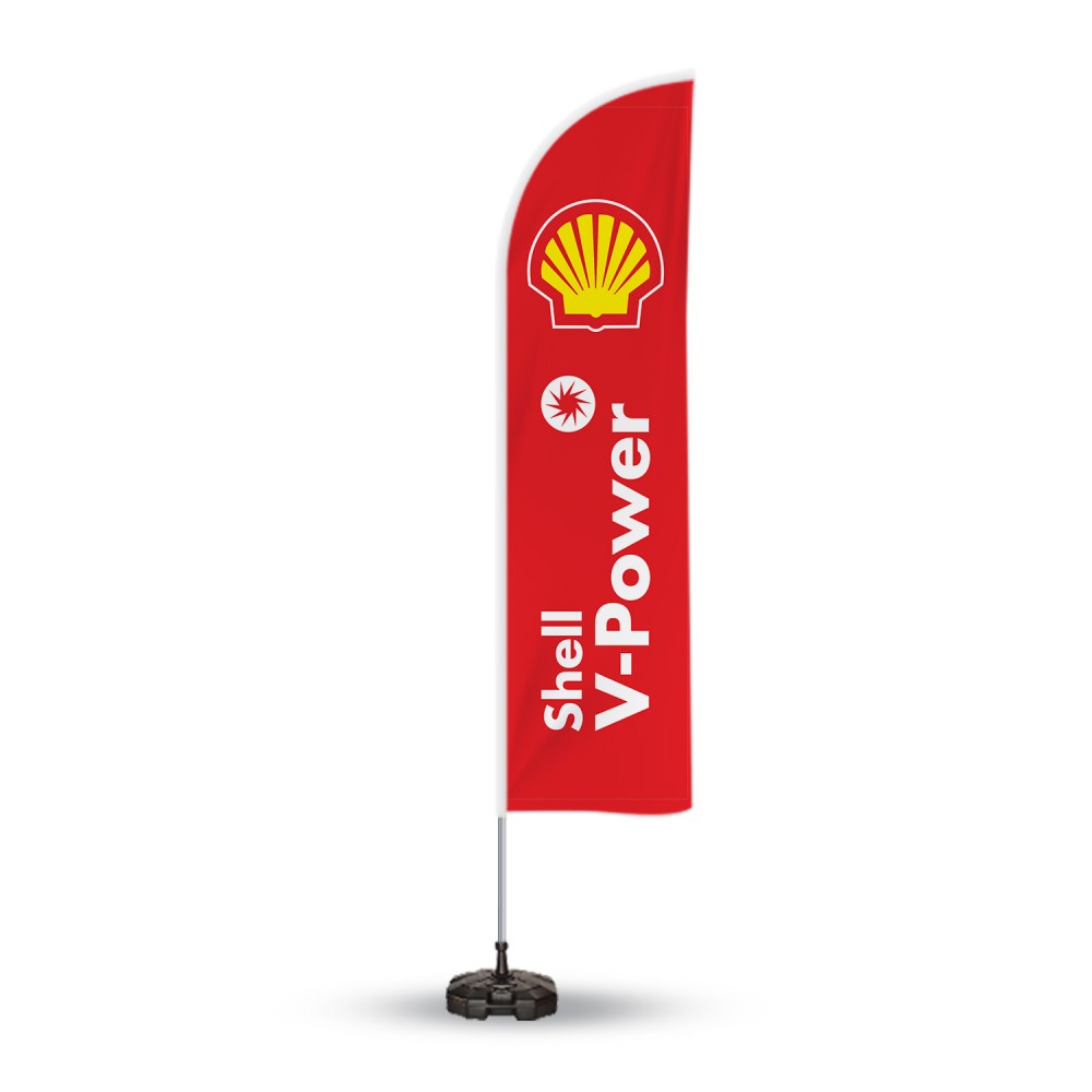 Shell V Power Yönlendirme ve TanıtımYelken  Bayragı 