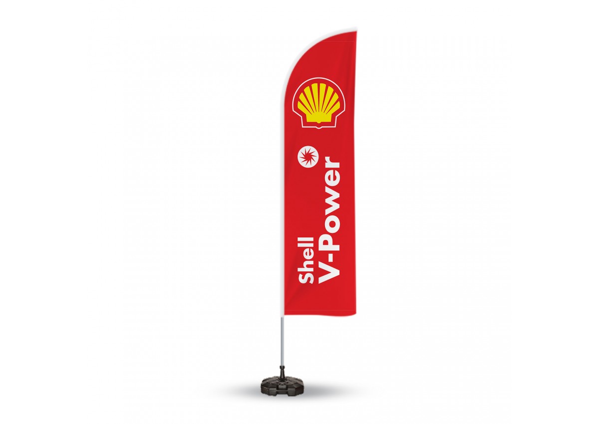 Shell V Power Yönlendirme ve TanıtımYelken  Bayragı 